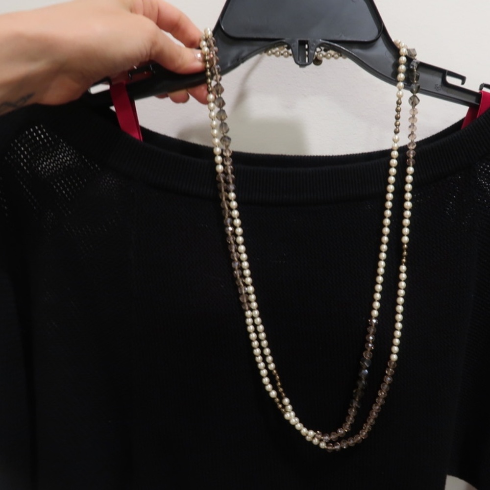 Express Dolman Sleeve Crop light Sweater (XS) - Picture 4 of 8
